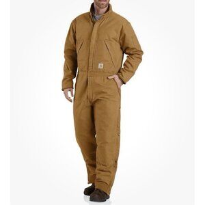 Carhartt Coveralls Mens Sz M Loose Insulated Utility Jumpsuit 0X4396-M 104396